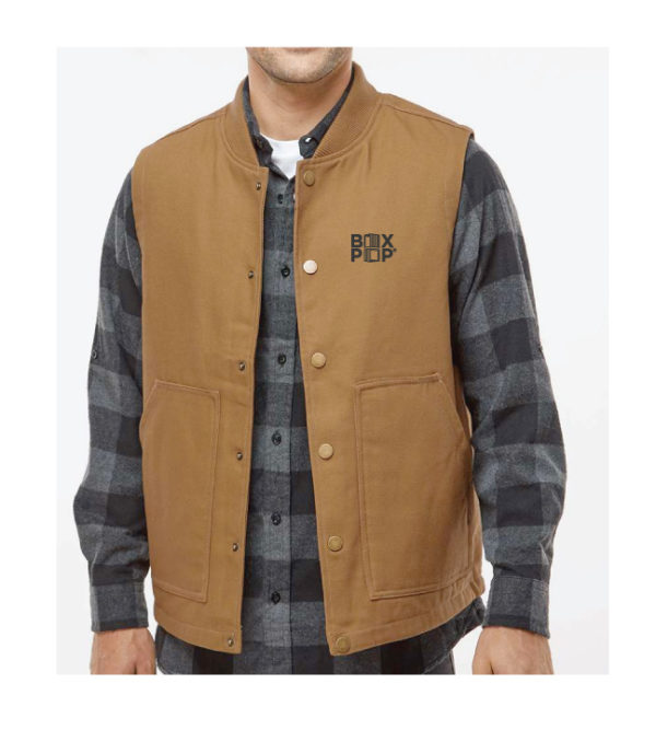 Insulated Canvas Workwear Vest - BoxPop [EXP560V] - Image 2