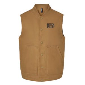 Insulated Canvas Workwear Vest - BoxPop [EXP560V]