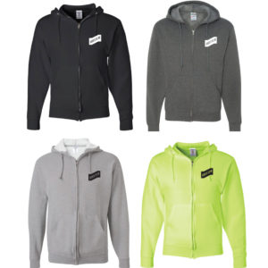Full-Zip Hooded Sweatshirt: Britten Logo [993MR]