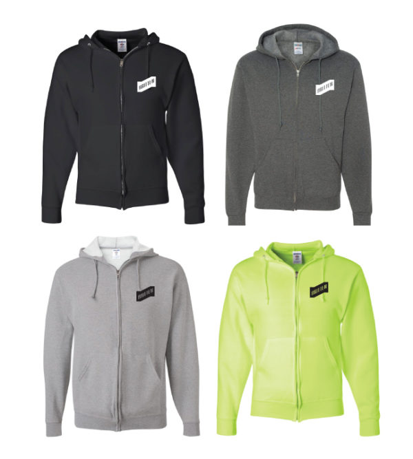 Full-Zip Hooded Sweatshirt: Britten Logo [993MR]