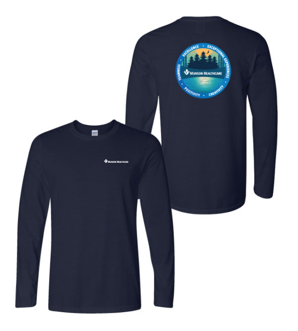 Unisex Long Sleeve Shirt - Two Sided Print [GIL64400]