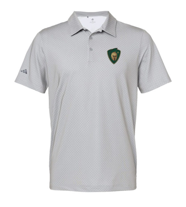 Men's Adidas Diamond Dot Print Polo [A498]