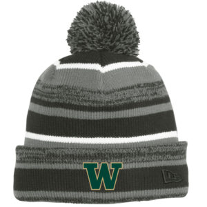 TCW Striped Pom-Pom Beanie [NE902]