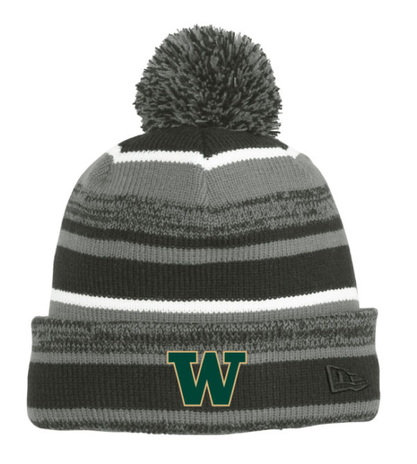 TCW Striped Pom-Pom Beanie [NE902]