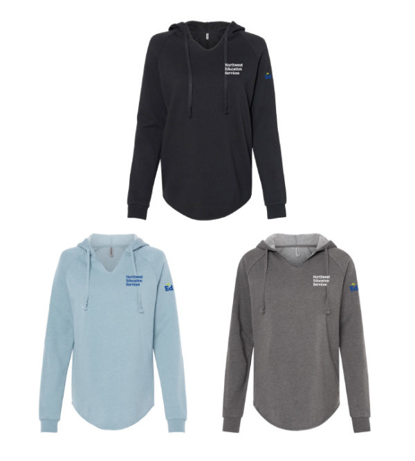 Women's LIght Weight Hooded Sweatshirt [PRM2500|L#1|SLV]