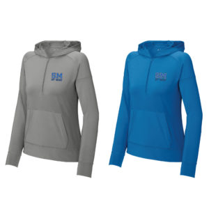 Ladies Stretch 1/2-Zip Hoodie [LST856]