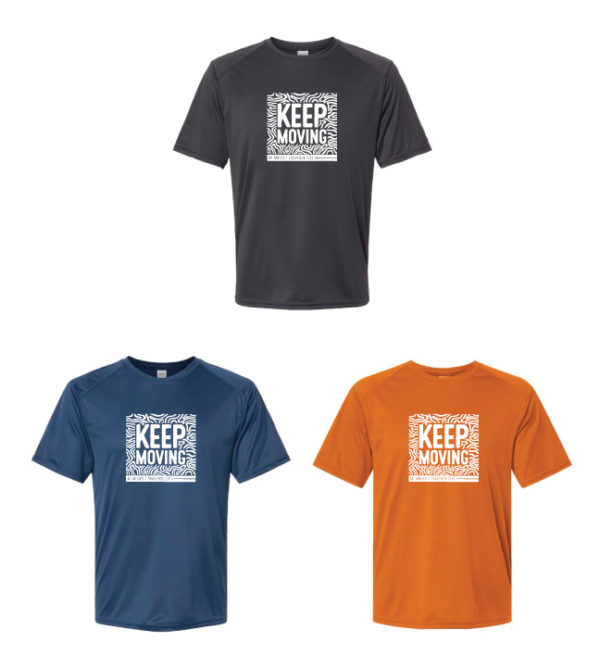 Unisex "Keep Moving" Performance Short Sleeve Shirt [200]