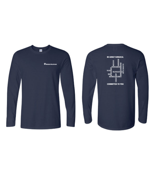 Unisex "B3 Surgical Crossword" Long Sleeve [GIL-64400]