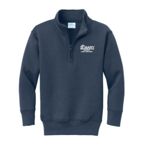 Youth Fleece 1/4-Zip Pullover Sweatshirt [PC78YQ] [Dress Code Approved]