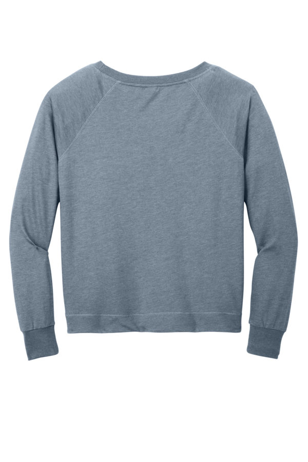 District® Women’s Featherweight French Terry™ Long Sleeve Crewneck [DT672] - Image 3