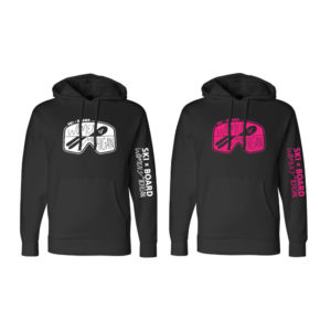 Unisex Black Heavyweight Hooded Sweatshirt [IND4000]