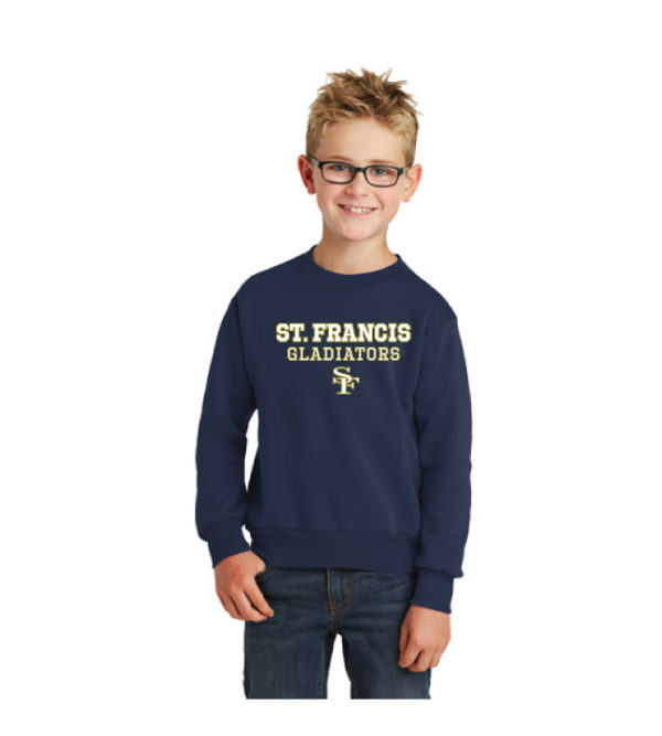 Youth Core Fleece Crewneck Sweatshirt [PC90Y]