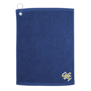 Velour Hemmed Towel with Grommet & Hook [C1518GH]