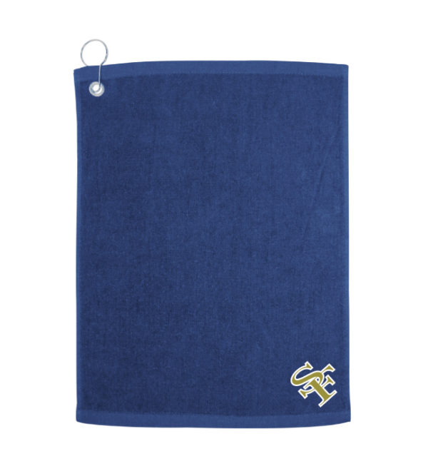 Velour Hemmed Towel with Grommet & Hook [C1518GH]