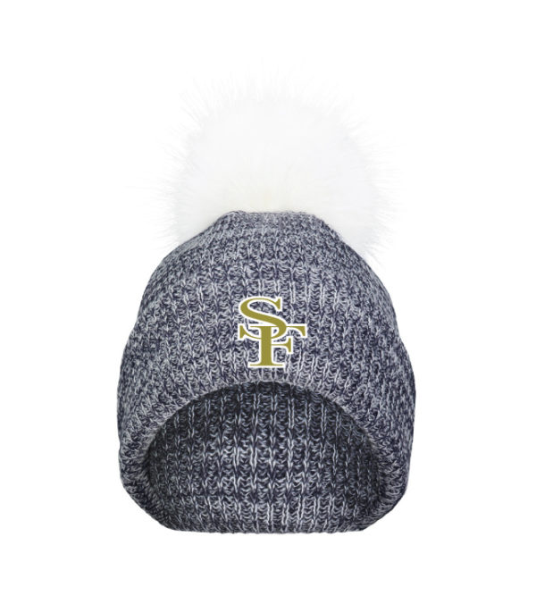 Pacific Headwear Faux Fur Pom Beanie [P604K] - Image 2
