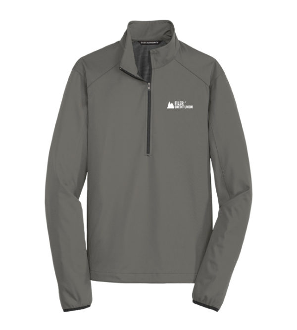 Unisex Active 1/2-Zip Soft Shell Jacket [J716] - Image 2