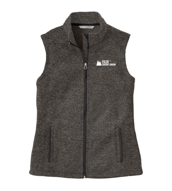 Women's Sweater Fleece Vest [L236]
