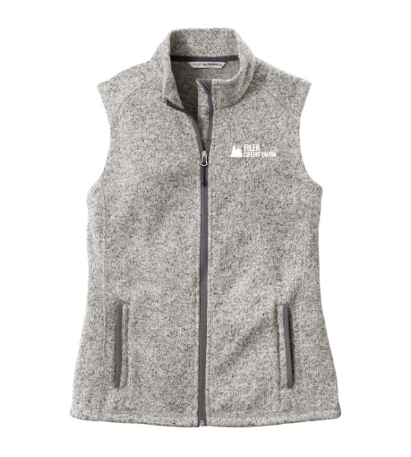 Women's Sweater Fleece Vest [L236] - Image 2