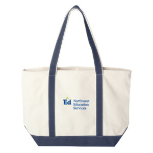Large Cotton Canvas Classic Resort Tote [8871|L#3]