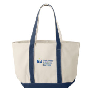 XL Cotton Canvas Classic Resort Tote [8872|L#3]