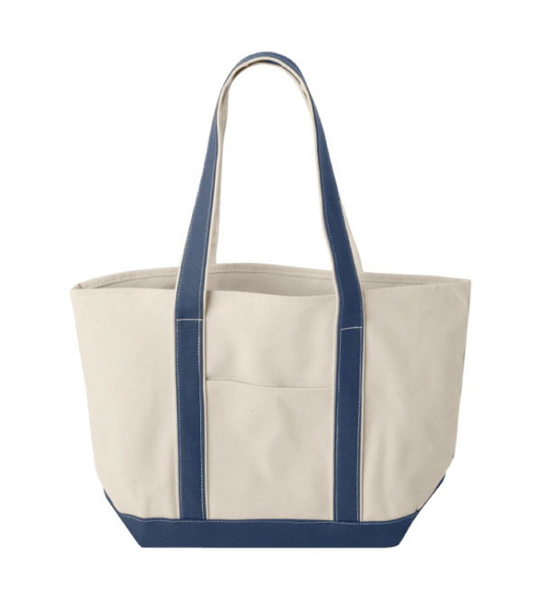 XL Cotton Canvas Classic Resort Tote [8872|L#3] - Image 2