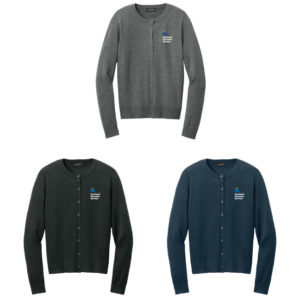 Women’s Easy Care Crewneck Cardigan Sweater [LSW2870|L#2]