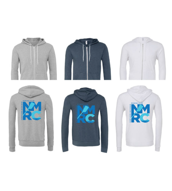 Unisex Sponge Fleece Full-Zip Hoodie [BC-3739]