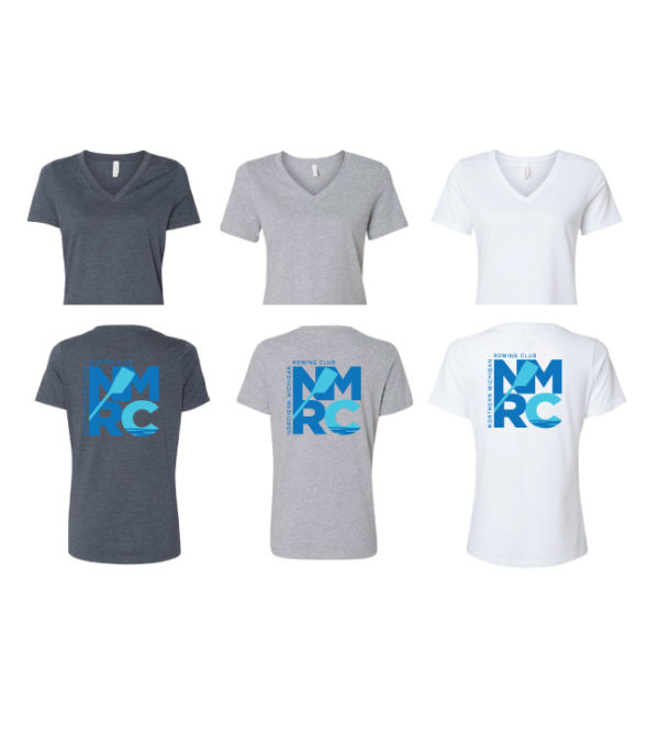 Women's Relaxed V-Neck Cotton Jersey Tee [BC-6405cvc]