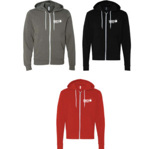 Unisex Sponge Fleece Full-Zip Hoodie [Sauce] [BC-3739]