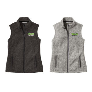 Women's Sweater Fleece Vest [L236]