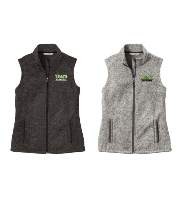 Women's Sweater Fleece Vest [L236]