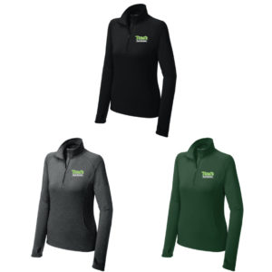 Women's Sport-Wick Stretch 1/4-Zip Pullover [LST850]