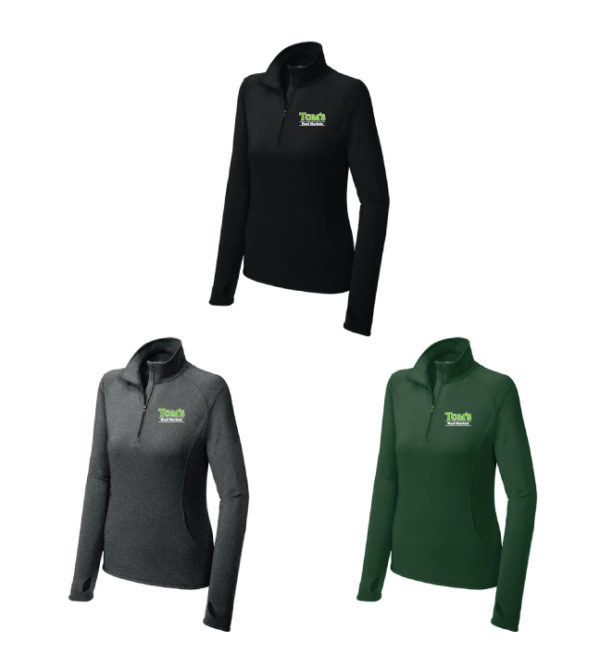 Women's Sport-Wick Stretch 1/4-Zip Pullover [LST850]
