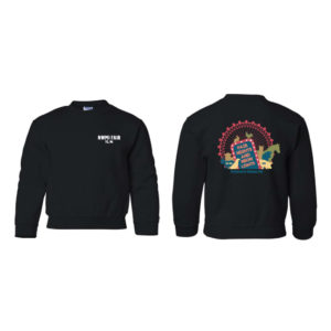 Youth Unisex Black Crewneck [GIL-18000B]
