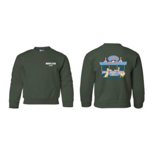 Youth Unisex Forest Green Crewneck [GIL-18000B]