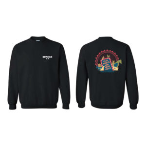 Adult Unisex Heather Black Crewneck [GIL-18000]
