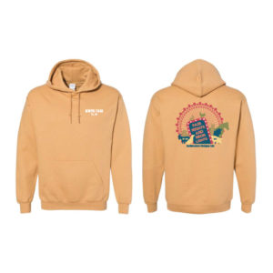 Adult Unisex Heather Old Gold Hooded Sweatshirt [GIL-18500]