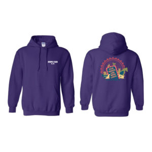 Adult Unisex Purple Hooded Sweatshirt [GIL-18500]