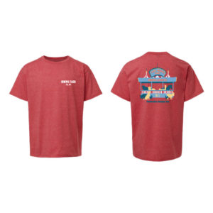 Youth Unisex Heather Red Tee [GIL-64000B]