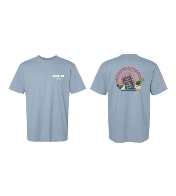 Adult Unisex Stone Blue Tee [GIL-64000]
