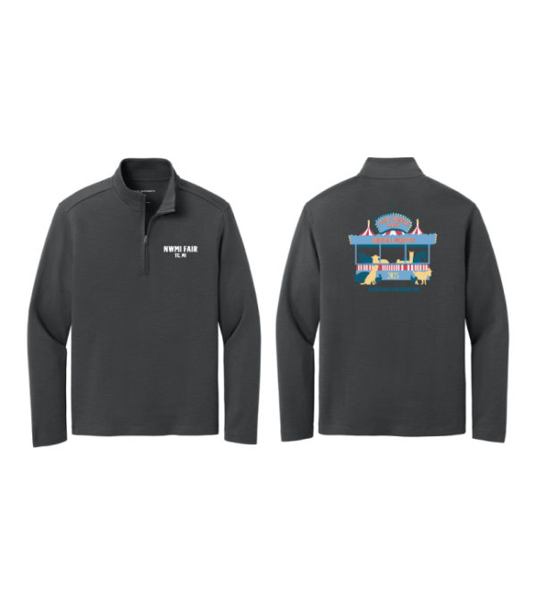 Unisex Grey Steel Breakwater 1/4-Zip Pullover [K820]