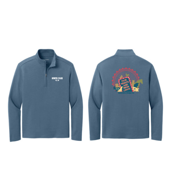 Unisex Dusk Blue Breakwater 1/4-Zip Pullover [K820]