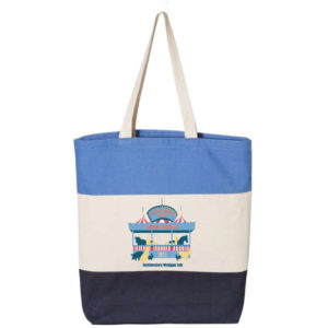 Navy/Natural/Carolina Blue Tricolor Tote (Booth) [Q125900]