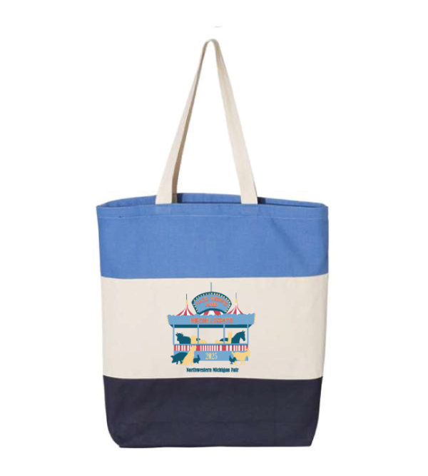 Navy/Natural/Carolina Blue Tricolor Tote (Booth) [Q125900]