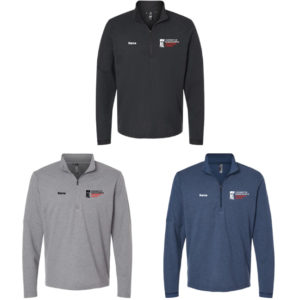 Men's 3-Stripes Quarter-Zip Pullover Sweater [A554]