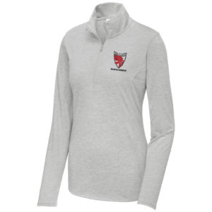 Women's Tri-Blend Wicking 1/4-Zip Pullover [LST407]