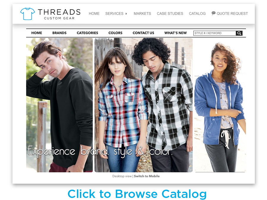 Online Stores Apparel Catalog