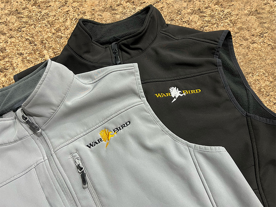 Embroidered Vests with Warbird Logo