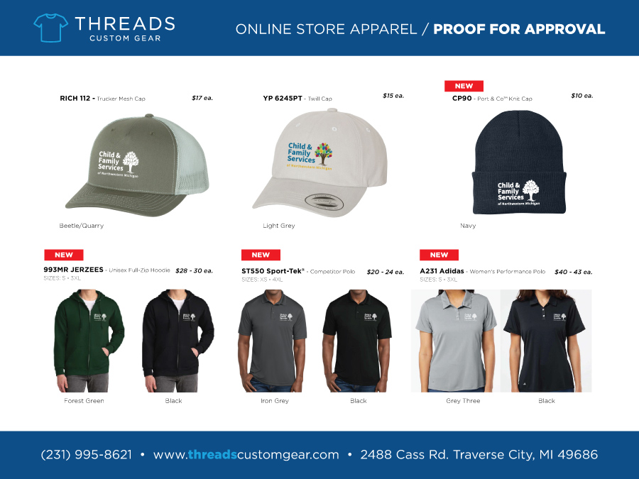 Online Stores Proof for Approval