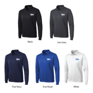 Men's Long Sleeve Micropique Sport-Wick Polo [ST657]